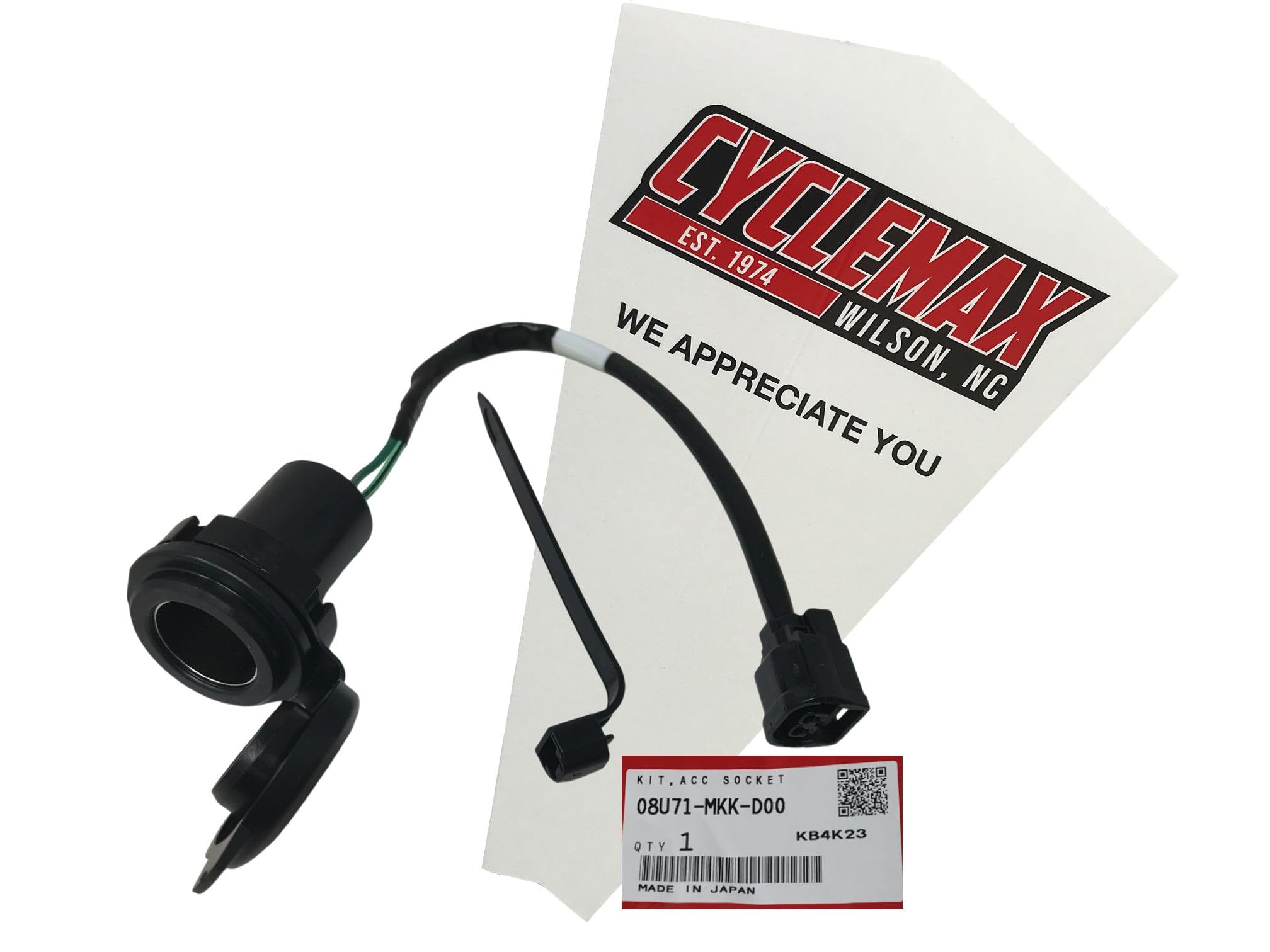Amazon.com: Cyclemax One Pack compatible with Honda 12V Accessory